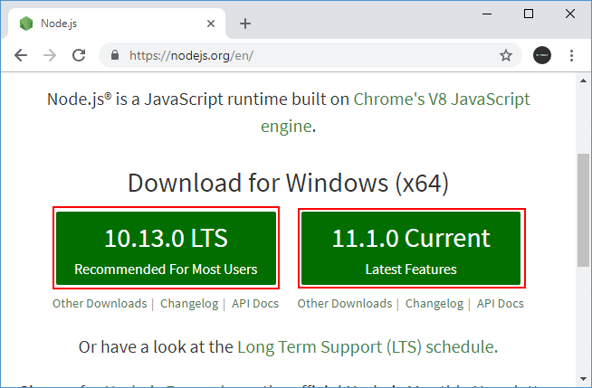 Установка Node.js